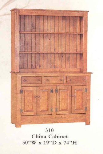 China Cabinet - Cherry Stain