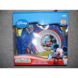 Mickey Mouse Clubhouse 3pc Dinnerware Set