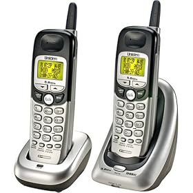 Uniden DXI5586-2 5.8 GHz Analog Cordless Phone with Dual Handsets and Caller ID (Silver... by Uniden