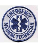 1 X EMT iron-on embroidered patch