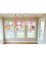 Disney Princess Swirl Decorations (12pc)