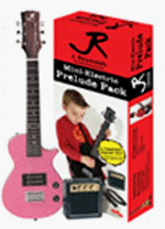 J. Reynolds Mini Electric Guitar Prelude Pack - Pop Princess Pink