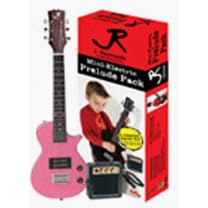 J. Reynolds Mini Electric Guitar Prelude Pack - Pop Princess Pink