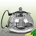 Th�i�re en verre avec infuseur de th�