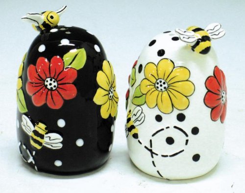 Honey Bees & Flowers Shakers Set