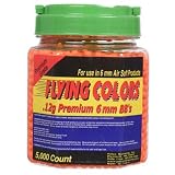 Flying Colors 5000ct Premium Bottle Airsoft BBs - .12g - Orange