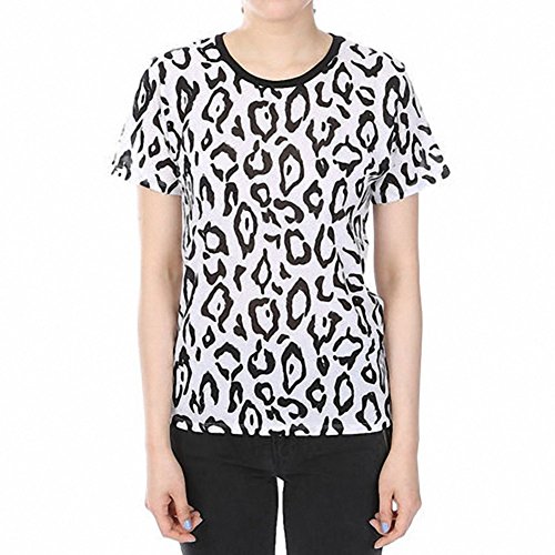 (サンローラン) SAINT LAURENT レオパードプリント Tシャツ_WHITE 393207 Y2RZ2 9024 HIYOKO160525 [並行輸入品]