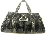Guess Libra X-Large East-West Satchel in Black (GUESS HANDBAGS, PURSES, BAGS)