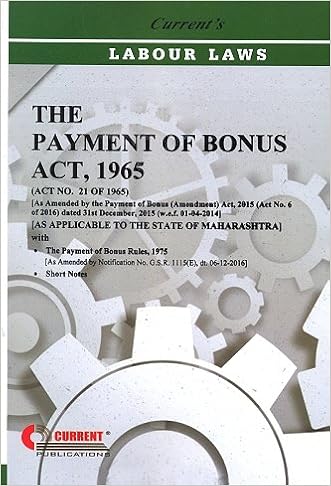 Payment of Bonus Act 1965