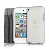 Produkt-Bild: kolay&reg; Soft Silikon H&uuml;lle Case Schutzh&uuml;lle in Wei&szlig; + Displayschutzfolie mit Anleitung & Schutzsocke f&uuml;r den neuen Apple iPod touch 4G (4. Generation 8GB 32GB 64GB)
