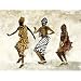 12 x 16 African American Unframed Lithograph Art Print By Consuelo Gamboa - Dancers