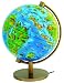 Dinoz Prehistoric Illustrated 11" Illuminated World Globe