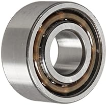 SKF 3203 ATN9/C3 Double Row Ball Bearing, Converging Angle Design, 30° Contact Angle, ABEC 1 Precision, Open, Plastic Cage, C3 Clearance, 17mm Bore, 40mm OD, 11/16
