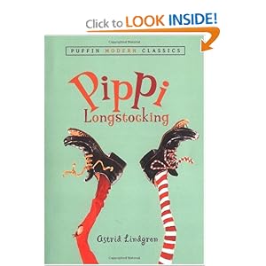 Pippi Longstocking (Puffin Modern Classics) by Astrid Lindgren, Michael Chesworth, and Louis S. Glanzman