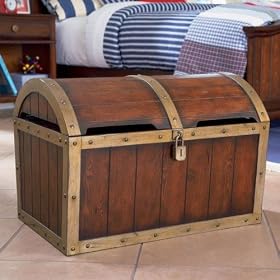 Shiver Me Timbers Toy Chest - Brown(24-1 4 x 17-3 4 x 17-3 4H)