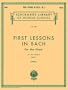 First Lessons in Bach - Book 1: Piano Solo