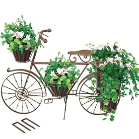 Red Carpet Studio Bronze Bicycle Planter, Medium by 