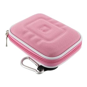 rooCASE Med Nylon Hard Shell (Pink) Case for Flip Ultra Camcorder 2nd Generation Yellow
