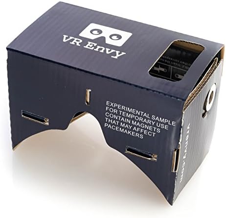 VR Envy Velocity (Unassembled) - Google Cardboard Virtual Reality Headset with NFC (Dark Navy Blue)