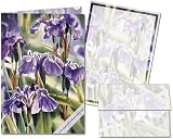 Wild Iris - Stationery Gift Set (20 sheets and 12 envelopes)