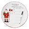 Oneida Frosty Feathers Dear Santa Plate