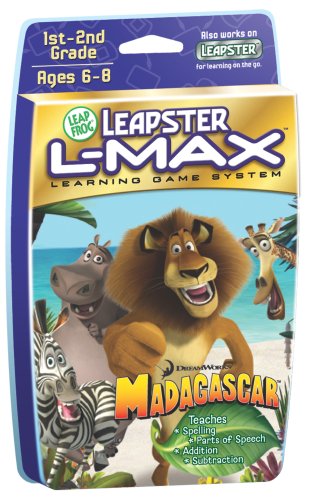 Childrens Toyshop  Toys : LeapFrog Madagascar - Leapster L-Max Learning Game System Software