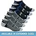 Puma Mens Low Cut All Sport No Show Socks 6-Pair 10-13
