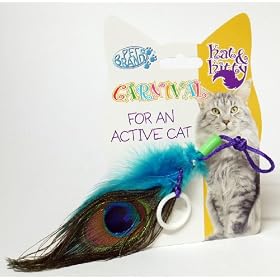 Peacock Feather Cat Toy