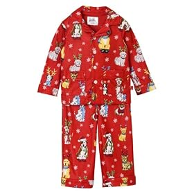 Nick and Nora Infant Pajamas in Reindogs Flannel