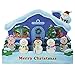 Illuminated Jolly Snowman Lights and 3 Melodies Pop Up Christmas Greeting Card / Christmas Card