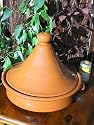 Large versatile tagine in terracotta