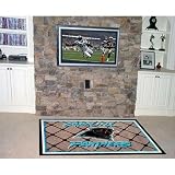 Carolina Panthers 4'x6' Rug 4X6 Floor Mat (Rug)
