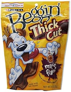 Beggin' Strips Dog Treats, Thick Cut Bacon & Maple, 6oz Pouch, Pack of 1 Beggin' Strips Dog Treats, Thick Cut Bacon & Maple, 6oz Pouch, Pack of 1