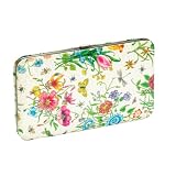 Best Price New Multicolor Flower Garden Flat Opera Wallet w/Checkbook Holder Clutch Purse