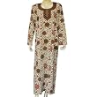 Caftans Tunics Womens Viscose Evening Dress Size L (kftn850)