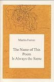 The name of this poem is always the same