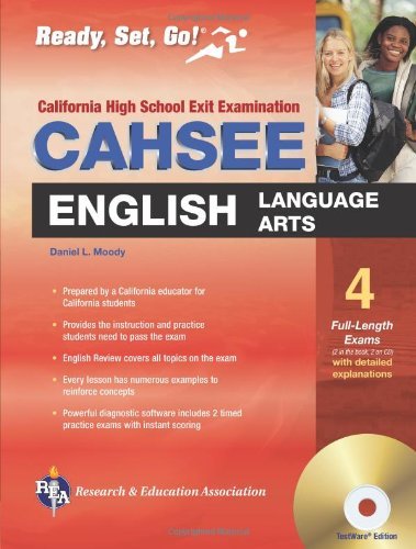 By Daniel L. Moody M.A. CAHSEE English Language Arts w/ CD-ROM (California CAHSEE Test Preparation) (Pap/Cdr) [Paperback]