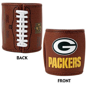 Green Bay Packers NFL Wilson Football Style Can Holder