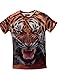 Match Men's Leopard Pompous Hipster Religious Hip Hop T-Shirts