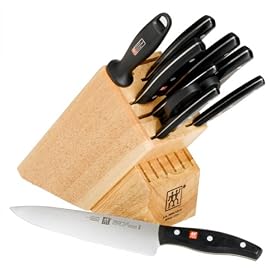 Zwilling J.A. Henckels Twin Signature Stainless-Steel 11-Piece Knife Set with Block from Retro Kitchen Products