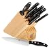J.A. Henckels Twin Signature Stainless-Steel 11-Piece Knife Set with Block