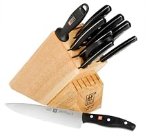 J.A. Henckels Twin Signature Stainless-Steel 11-Piece Knife Set with Block
