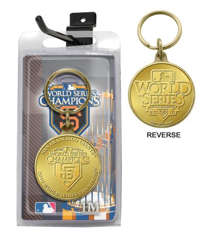 San Francisco Giants 2010 World Series Champions Bronze Coin Keychain