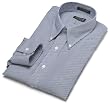 Arrow Men's Wrinkle Free Pinpoint Fancy Long Sleeve