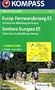 Europ�ischer Fernwanderweg E 5, Teil S�d: Wandern / Escursioni. 1:50.000