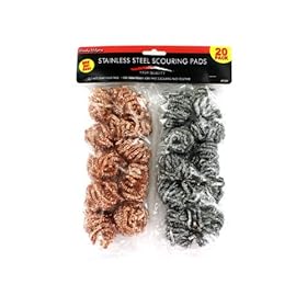  Stainless steel scouring pad value pack - Pack of 15