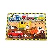 Melissa & Doug Chunky Wooden Construction Puzzle