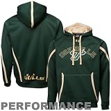 NCAA Under Armour South Florida Bulls Green Sideline Pullover Performance Hoodie Sweatshirt