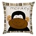 Jungle Faces Decorative Pillow