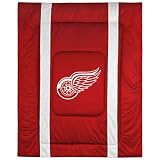NHL Detroit Red Wings Sideline Comforter Twin